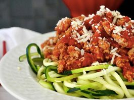 Receta: Espaguetis de calabaza con albóndigas receta espagueti calabaza con albondigas