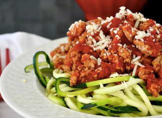 Receta: Espaguetis de calabaza con albóndigas receta espagueti calabaza con albondigas