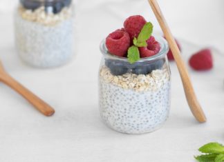 Haz un postre de Yogurt con frutas Postre de yogurt