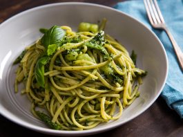 Receta de espagueti al pesto fácil y rápido receta de espagueti al pesto comebien