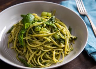 Receta de espagueti al pesto fácil y rápido receta de espagueti al pesto comebien