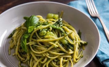 Receta de espagueti al pesto fácil y rápido receta de espagueti al pesto comebien