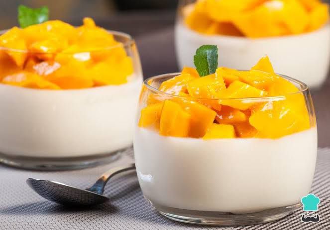 Receta de un Rico Mousse de Mango y Coco Vegano