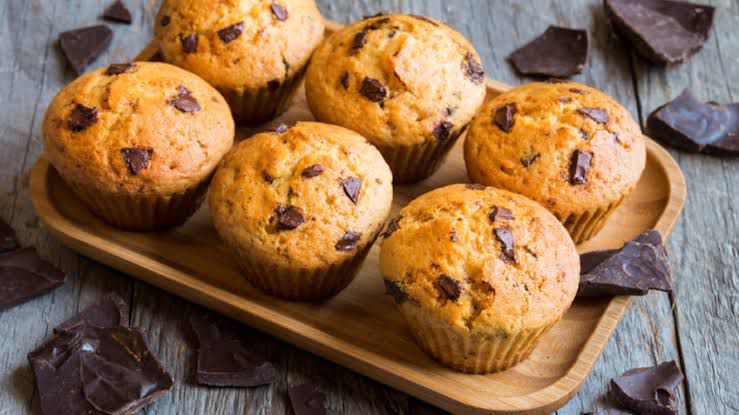 Receta de Muffins con chispas de chocolate