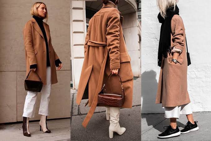 Outfits para combinar una chaqueta camel