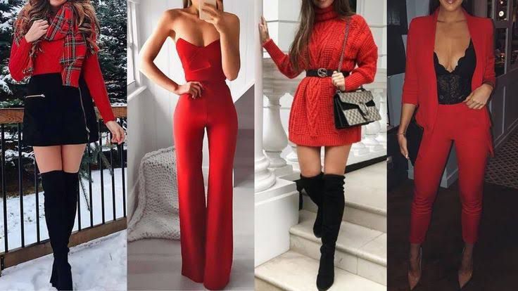 Outfits rojos para llevar esta navidad