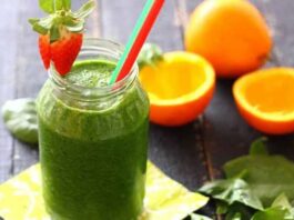 Jugo verde con naranja para bajar de peso Jugo verde con naranja para bajar de peso