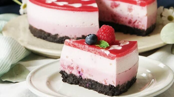 Cheesecake horneado con frutos rojos