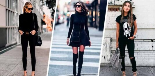Outfits negros para usar en primavera Outfits negros para usar en primavera