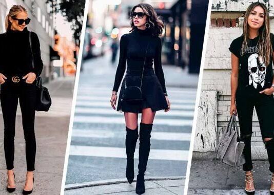Outfits negros para usar en primavera Outfits negros para usar en primavera
