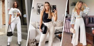 Outfits para combinar pantalones blancos Outfits para combinar pantalones blancos