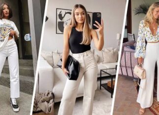 Outfits para combinar pantalones blancos Outfits para combinar pantalones blancos