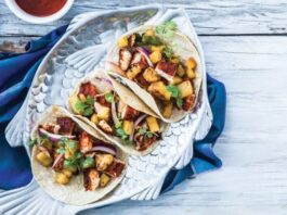 Tacos de pescado al pastor Tacos de pescado al pastor