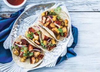 Tacos de pescado al pastor Tacos de pescado al pastor