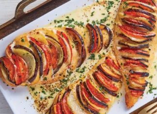 Pechugas rellenas de pollo con ratatouille Pechugas rellenas de pollo con ratatouille