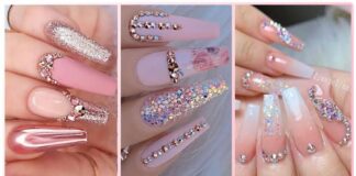 Diseños de uñas con pedrería Diseños de uñas con pedrería