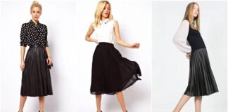 Outfits para la oficina con falda plisada negra Outfits para la oficina con falda plisada negra