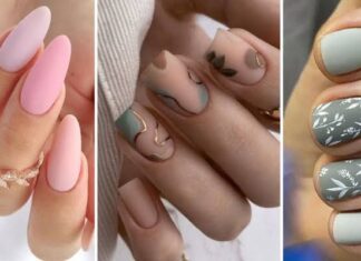 Combinaciones de colores de uñas mate Combinaciones de colores de uñas mate