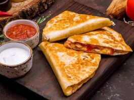 Quesadillas de queso con chorizo Quesadillas de queso con chorizo