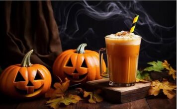 Té chai de calabaza para el otoño Té chai de calabaza para el otoño
