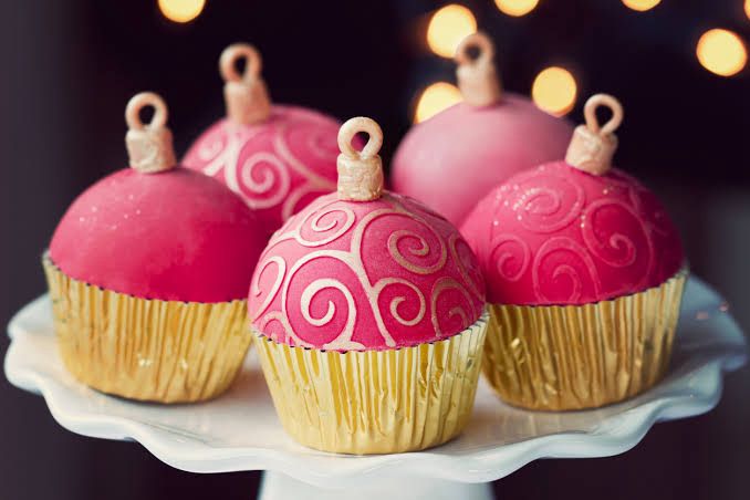 Receta de cupcakes navideños