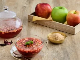 Receta de cocina: Tisana de Manzana Receta de cocina Tizana de Manzana revista comebien