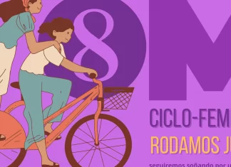Conmemora el 8M en la rodada ciclista en la CDMX Conmemora el 8M en la rodada ciclista en la CDMX