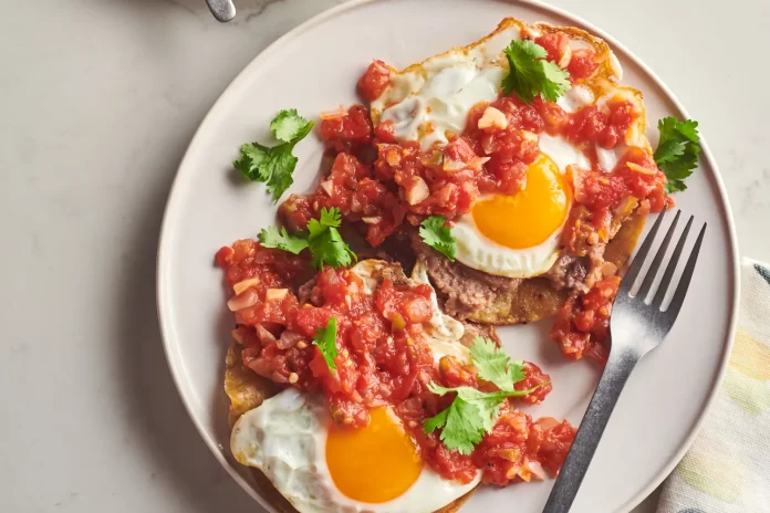 Huevos rancheros para el desayuno