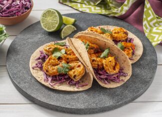 Tacos de camarón al pastor para Semana Santa Tacos de camarón al pastor para Semana Santa