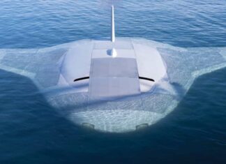 Drones submarinos Ghost Shark y Manta Ray