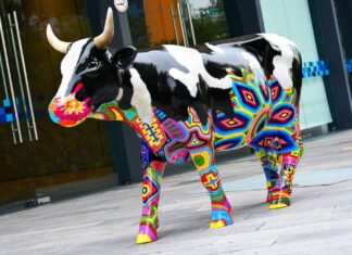 Cow Parade 2024 en CDMX