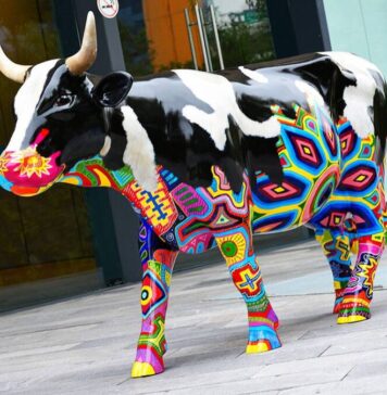 Cow Parade 2024 en CDMX