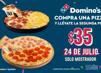 Pizzas de Domino’s a solo 35 PESOS Pizzas de Domino’s a solo 35 PESOS