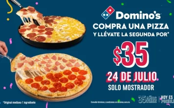 Pizzas de Domino’s a solo 35 PESOS Pizzas de Domino’s a solo 35 PESOS