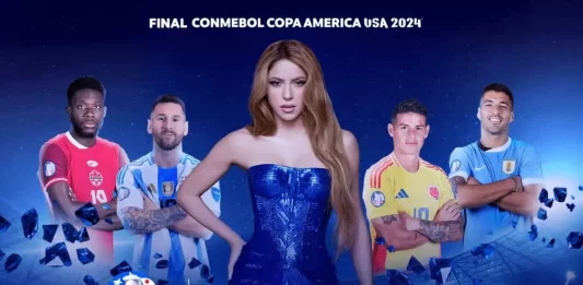 Shakira cantará en la final de la Copa América 2024 Shakira cantará en la final de la Copa América 2024