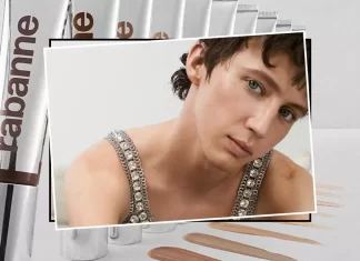 Troye Sivan embajador global de Rabanne MakeUp Troye Sivan con Rabanne
