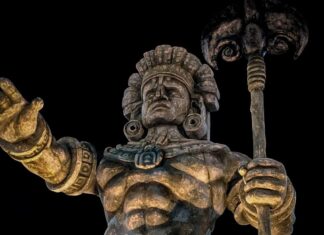 Chaac dios maya es revelado en Telchac Puerto