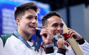 Medalla de plata en clavados para México Medalla de plata en clavados para México