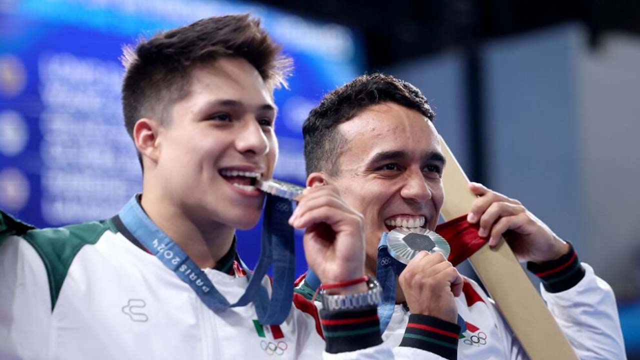 Medalla de plata en clavados para México Olimpiadas 2024