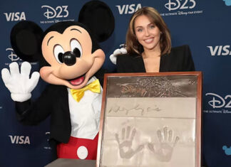 Miley Cyrus se convierte en leyenda Disney