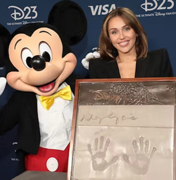 Miley Cyrus se convierte en leyenda Disney