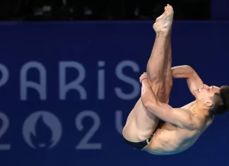 Osmar Olvera pasa a final de trampolín individual en París 2024 Osmar Olvera pasa a final de trampolín individual en París 2024