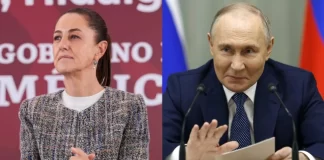 Sheinbaum invita a Putin a su toma de posesión Sheinbaum invita a Putin a su toma de posesión