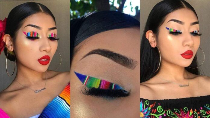 maquillaje fiestas patrias