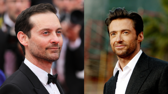 Tobey Maguire y Hugh Jackman en Avengers