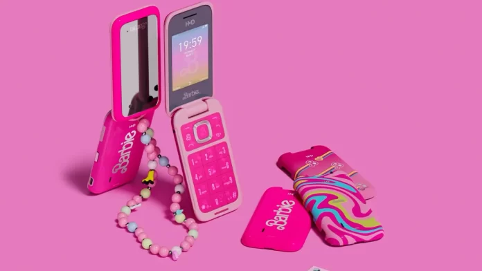 teléfono de barbie