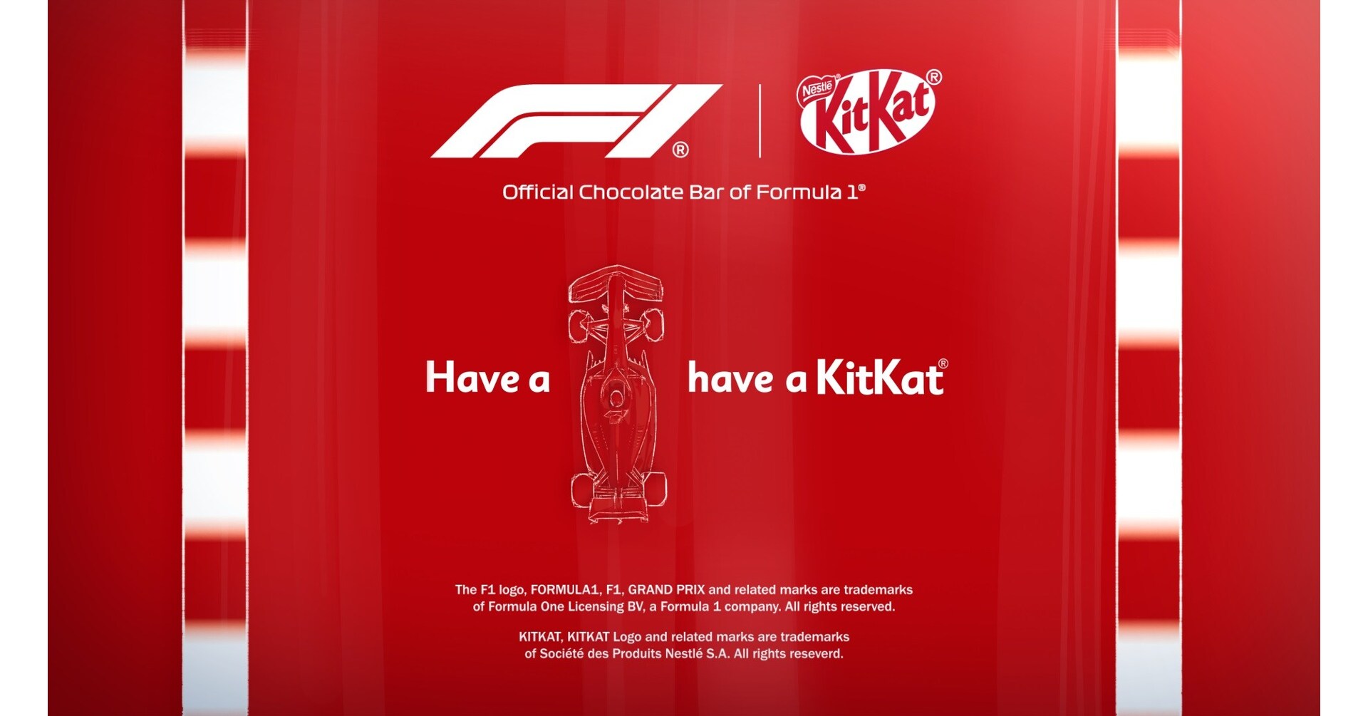 KitKat será el chocolate oficial de la Fórmula 1