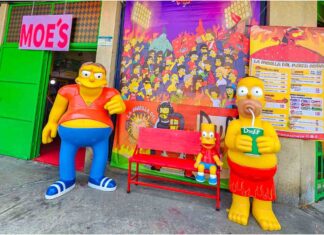 ¡Los Simpsons abren restaurante en CDMX! Los Simpsons abren restaurante en CDMX
