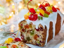Receta de pastel navideño de frutas Receta de pastel navideño de frutas