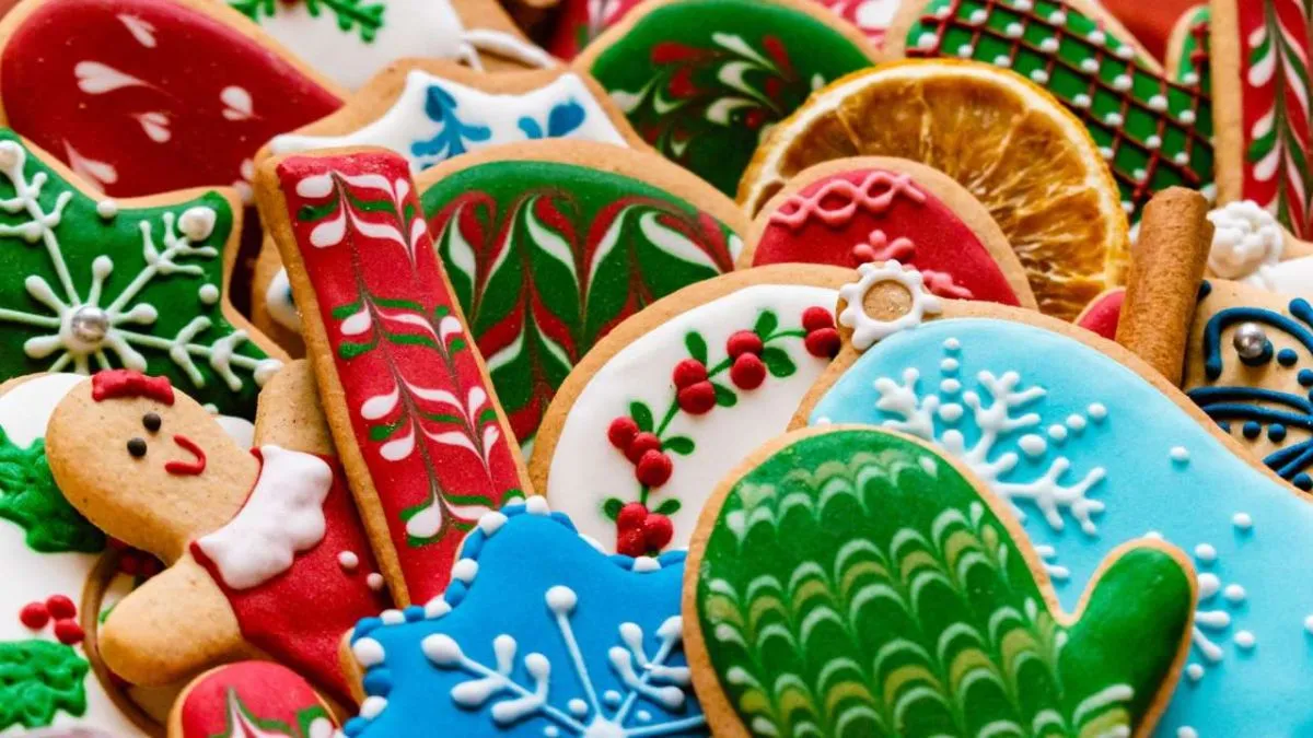 postre navideño Galletas Navideñas Decoradas